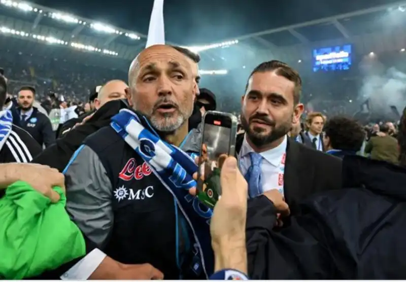 LUCIANO SPALLETTI DOPO LA CONQUISTA DELLO SCUDETTO