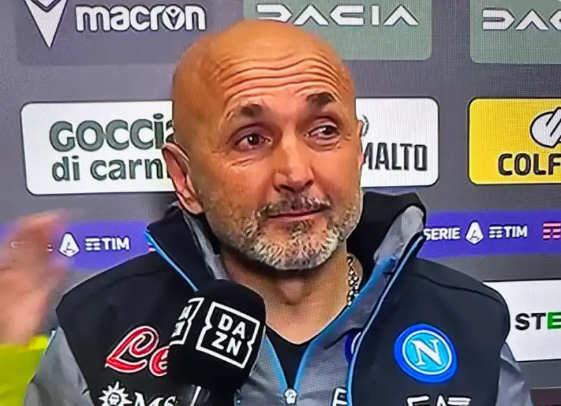 LUCIANO SPALLETTI IN LACRIME DOPO LA CONQUISTA DELLO SCUDETTO