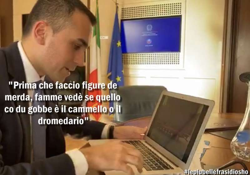 LUIGI DI MAIO INVIATO SPECIALE DELL UE NEL GOLFO - MEME BY OSHO