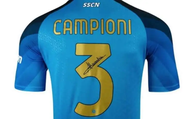 MAGLIA CELEBRATIVA SCUDETTO NAPOLI 