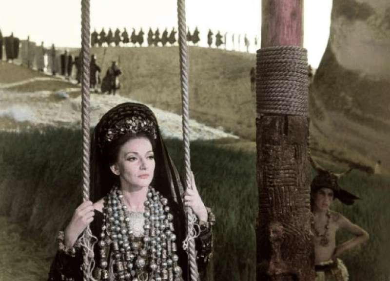 maria callas sul set di medea