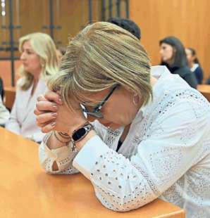 maria, la madre di Alex Pompa, in tribunale