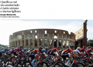 MATTARELLA SUL GIRO D ITALIA