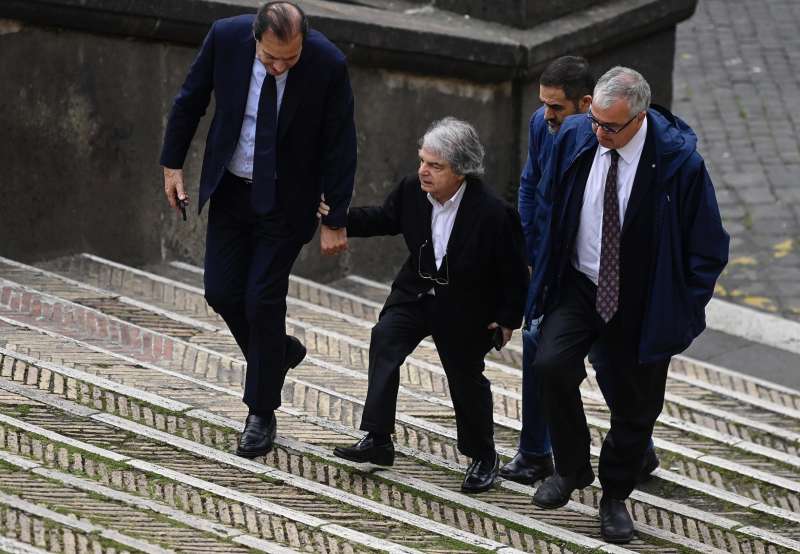 maurizio leo renato brunetta funerali andrea augello