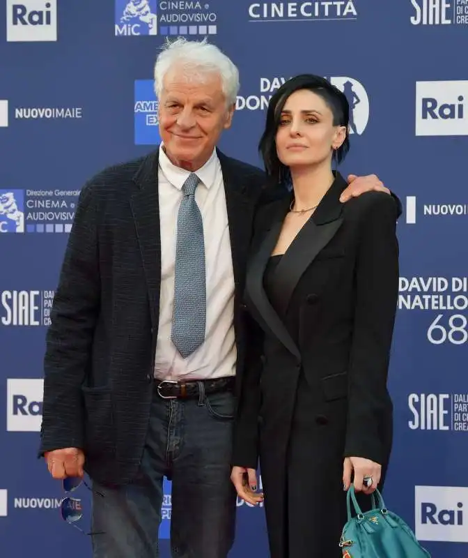 michele placido con la moglie federica vincenti  foto di bacco