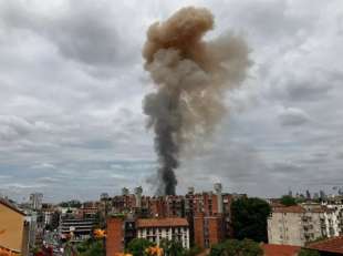 MILANO - ESPLOSIONE IN VIA PIER LOMBARDO