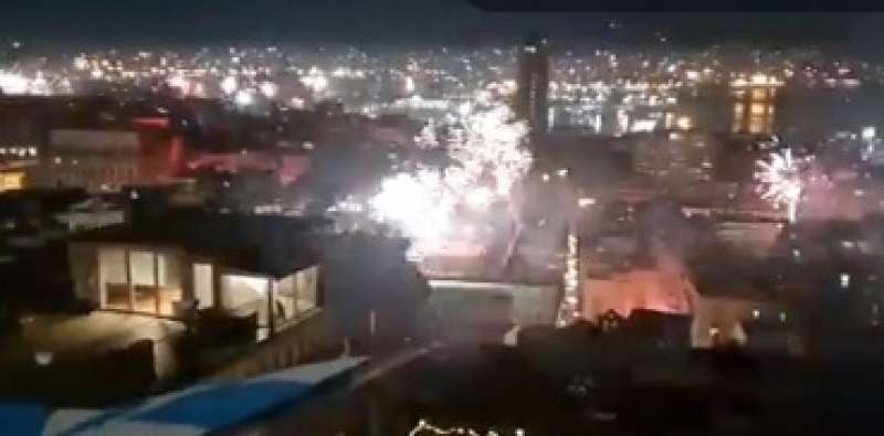 napoli fuochi d artificio per la vittoria dello scudetto 10