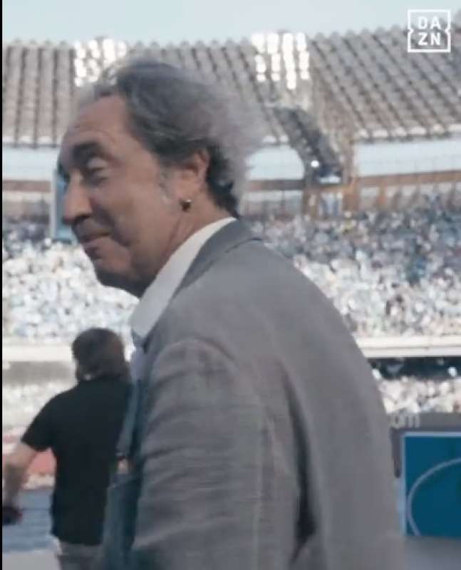 paolo sorrentino allo stadio san paolo