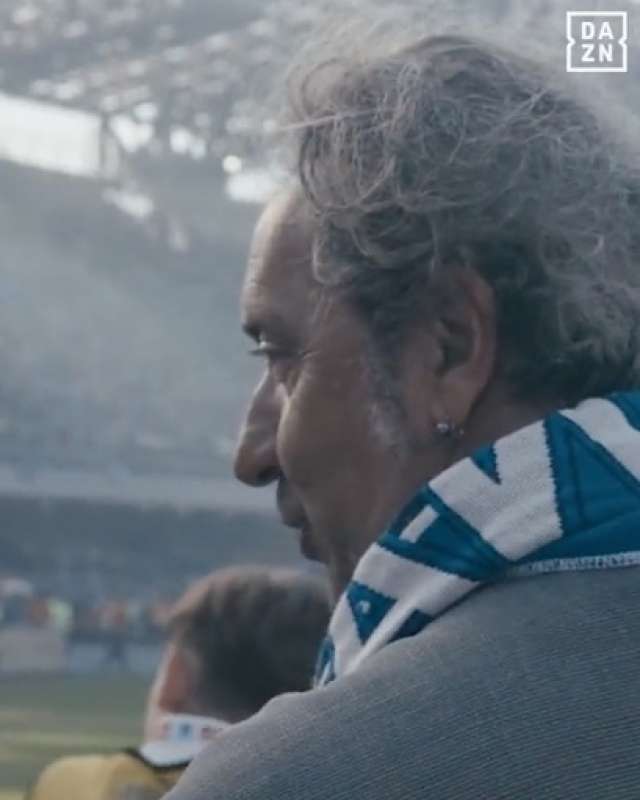 paolo sorrentino allo stadio san paolo