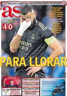 prima pagina di as dopo manchester city real madrid