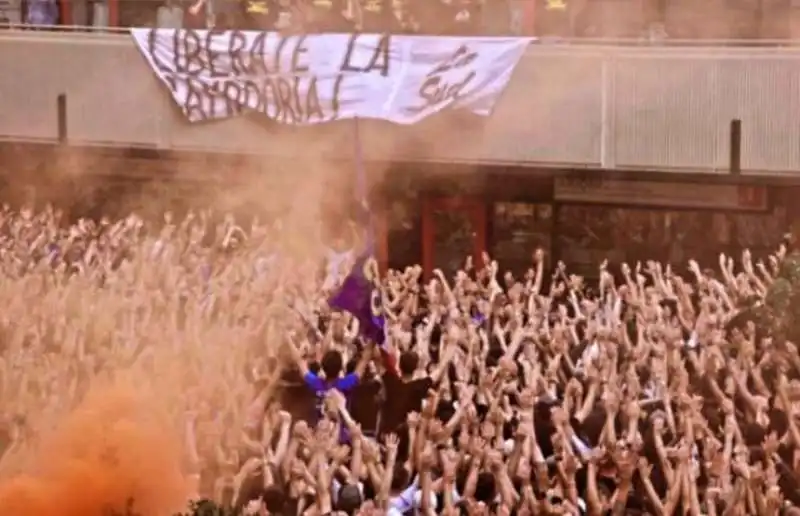 protesta dei tifosi della sampdoria 3