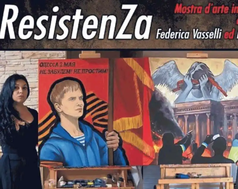 RESISTENZA - MOSTRA D'ARTE FILORUSSA A ROMA SAN LORENZO 