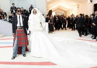 rihanna e asap rocky met gala 2023