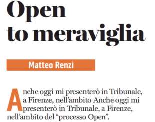 RIPETIZIONE NELL EDITORIALE DI MATTEO RENZI SUL RIFORMISTA