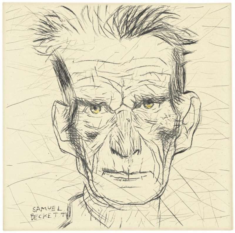 samuel beckett disegnato da tullio pericoli 1