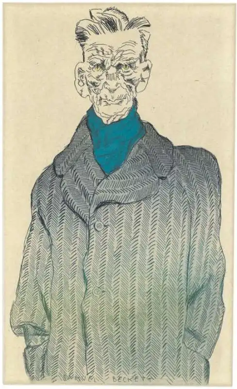 samuel beckett disegnato da tullio pericoli