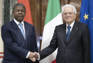 SERGIO MATTARELLA CON IL PRESIDENTE DELL ANGOLA