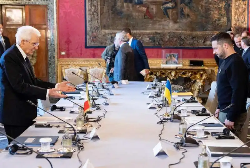 sergio mattarella e volodymyr zelensky al quirinale 