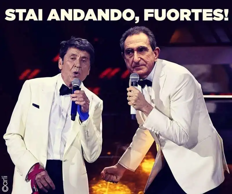 STAI ANDANDO FUORTES - MEME BY EMILIANO CARLI 