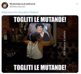 tweet sulla vittoria dello scudetto del napoli 6