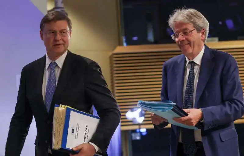 VALDIS DOMBROVSKIS - PAOLO GENTILONI 