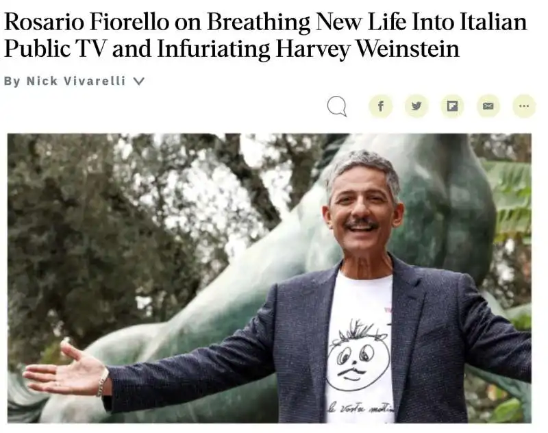 VIVA RAI2 E FIORELLO SU VARIETY  