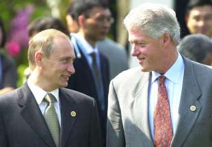 VLADIMIR PUTIN E BILL CLINTON