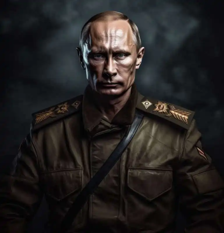 vladimir putin soldato   immagine creata con midjourney   2