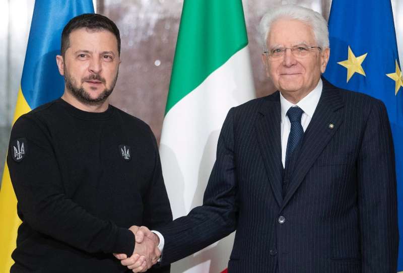 volodymyr zelensky sergio mattarella