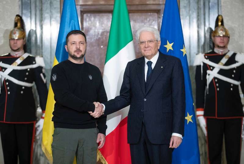 volodymyr zelensky sergio mattarella