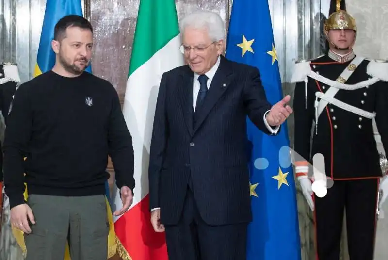 volodymyr zelensky   sergio mattarella      