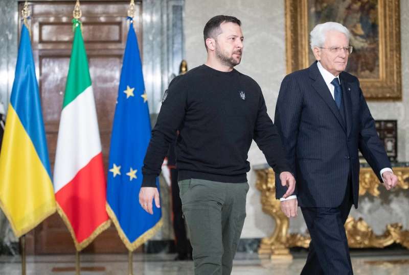 volodymyr zelensky sergio mattarella