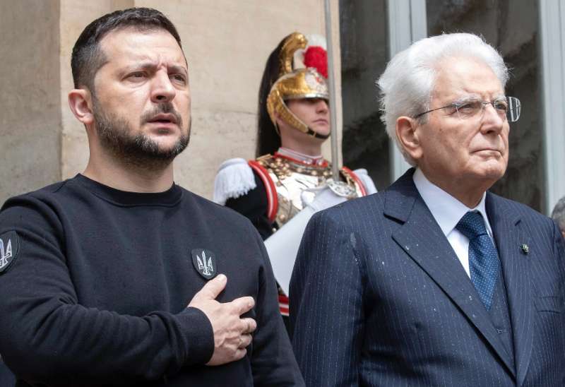 volodymyr zelensky sergio mattarella