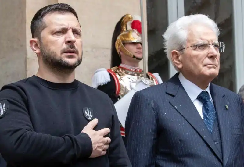 volodymyr zelensky   sergio mattarella   