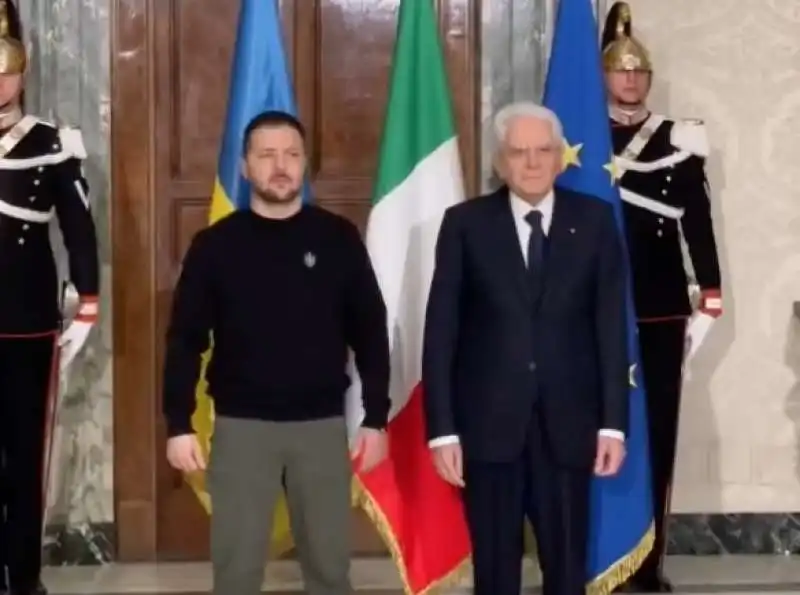 volodymyr zelensky sergio mattarella   2.  