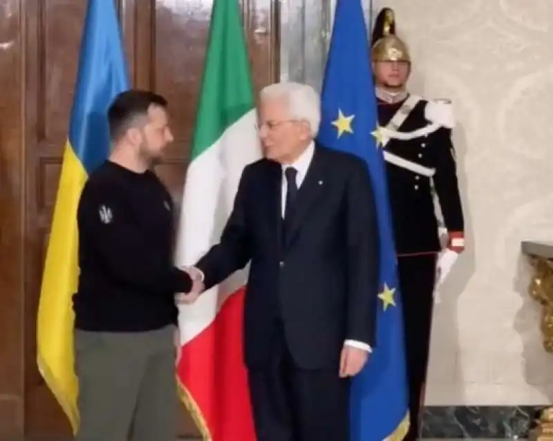 volodymyr zelensky sergio mattarella   6 