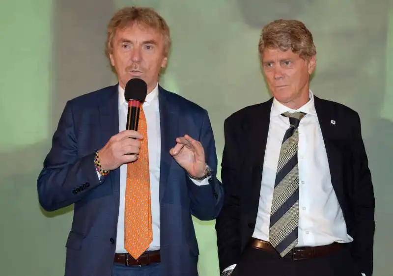 zbigniew boniek  odoacre chierico  foto di bacco