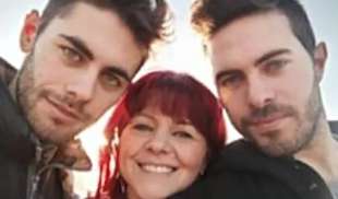 ALESSIO E SIMONE SCALAMANDRÈ CON LA MADRE