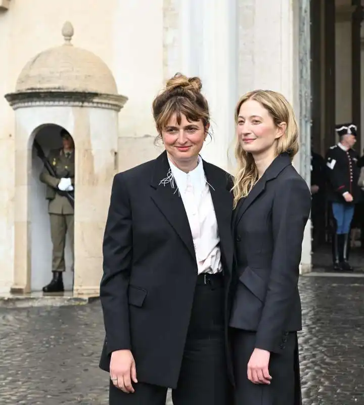 alice e alba rohrwacher al quirinale