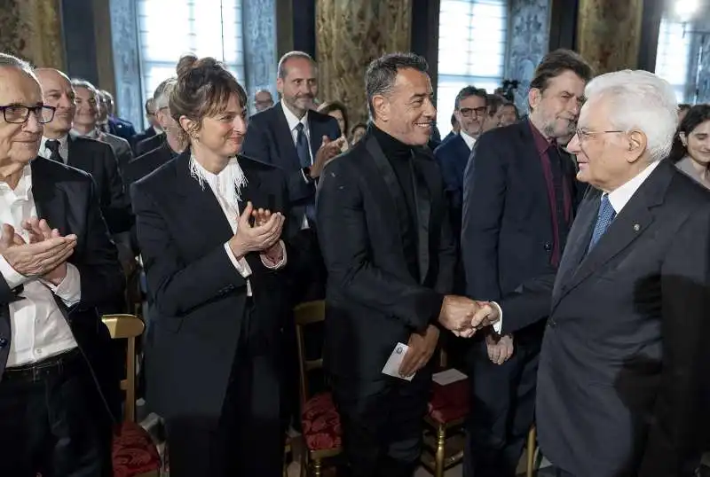 alice rohrwacher   matteo garrone   nanni moretti   sergio mattarella al quirinale 