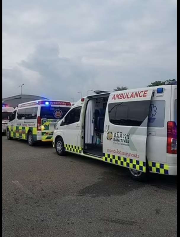 ambulanze aeroporto di bangkok