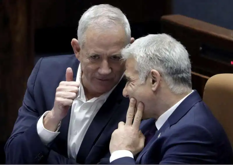 benny gantz   yair lapid  