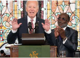 biden tra gli afroamericani a charleston