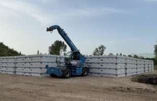 cantiere costruzione centro migranti albania