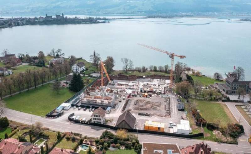 CANTIERE DELLA VILLA DI ROGER FEDERER IN SVIZZERA