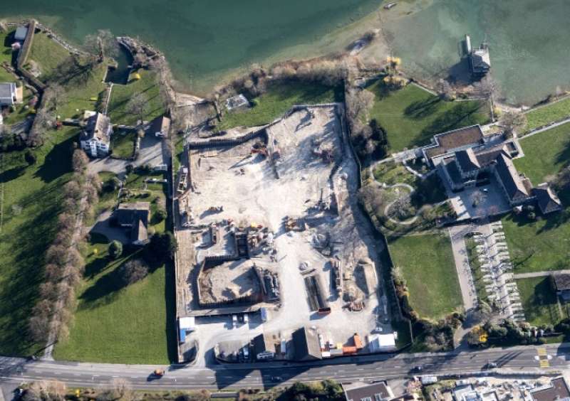 CANTIERE DELLA VILLA DI ROGER FEDERER IN SVIZZERA