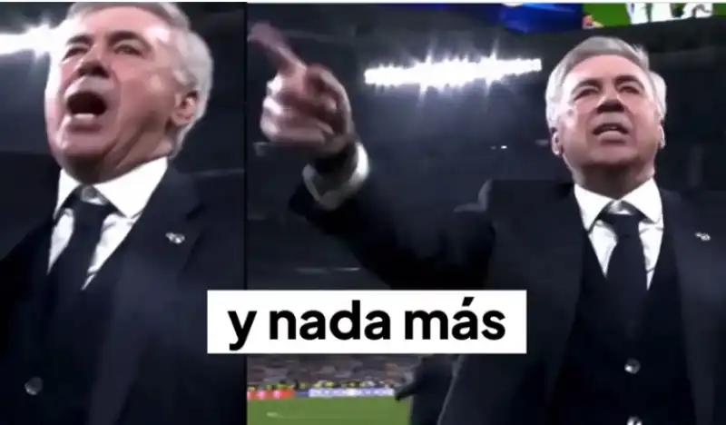 CARLO ANCELOTTI CANTA L'INNO DEL REAL