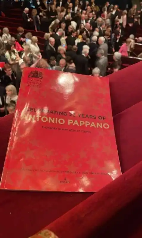 celebrazioni per antonio pappano alla royal opera house