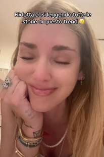 chiara ferragni piange su tiktok 1