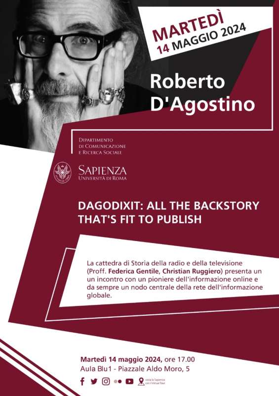 DAGODIXIT - ALL THE BACKSTORY THAT S FIT TO PUBLISH - LEZIONE DI DAGO ALLA SAPIENZA